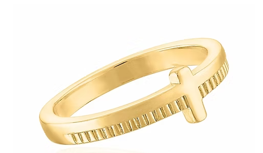 LAYERED BAR GOLD LAYER RING