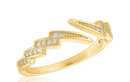 LIGHTNING BOLT LAYER RING