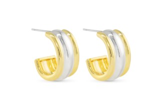 GOLD & SILVER FIONA EARRINGS