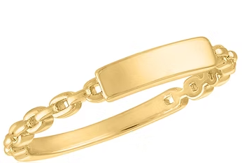 FIGARO CHAIN GOLD LAYERS RING