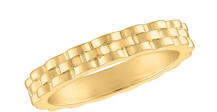 WATCH BAND GOLD LAYERS RING