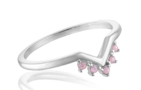 ROSE TIARA STACK RING