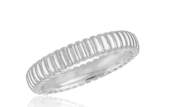 DOME BAND STACK RING