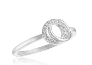 INTERLOCKING CIRCLES STACK RING