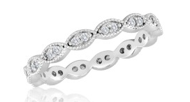 ENDLESS OVAL STACK RING