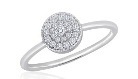 ROUND CZ STACK RING