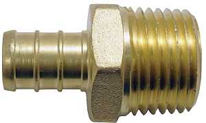 BRASS PIPE ADAPTER 1/2IN