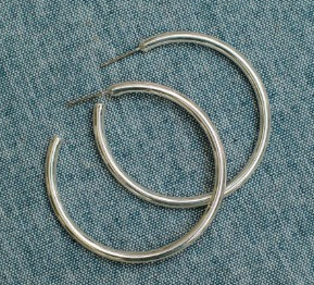 SHINY STELLA SILVER EARRINGS