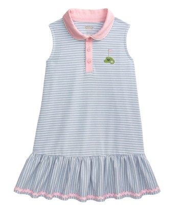 COLLARED KNIT GOLF DRESS