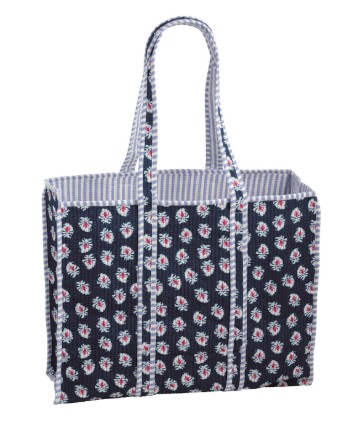 AMERICANA BLOCK PRINT TOTE