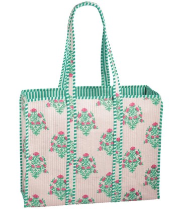 DAHLIA BLOCK PRINT TOTE