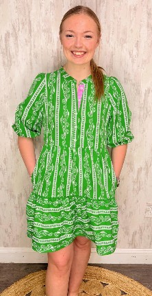 RILEY GARDEN GREEN DRESS