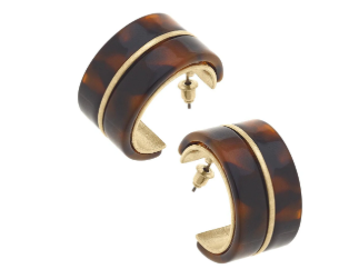 AUTUMN CHUNKY TORT EARRINGS