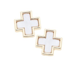 ELIANA CROSS STUD EARRINGS