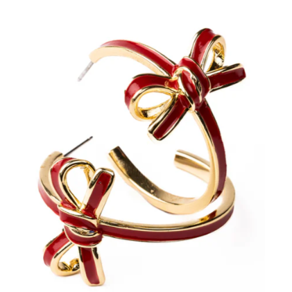 LUXE BOW HOOPS