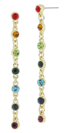 RAINBOW DANGLE EARRINGS