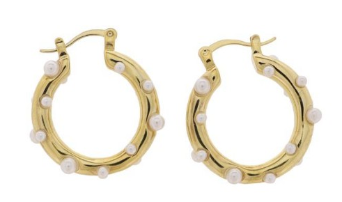 GOLD HOOP EARRINGS