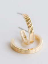 GOLD SHEILA EARRINGS