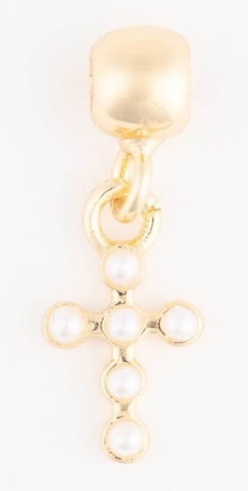 PEARL CROSS LUXE CHARM
