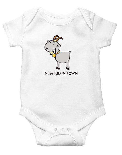 3/6M GOAT DIAPER SHIRT