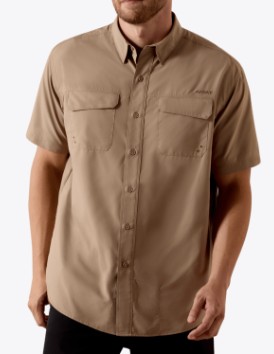 TAUPE GREY OUTBOUND SHIRT