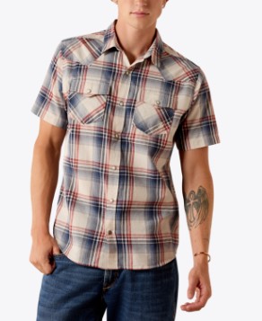 RETRO HAINES SNAP SHIRT