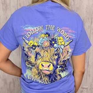 VIOLET FOLLOW THE WORD TEE