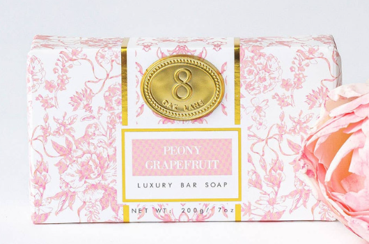 WRAPPED BAR SOAP PINK BOW