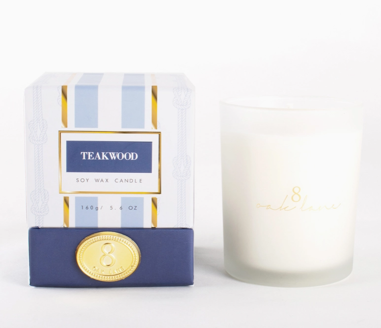TEAKWOOD SOY WAX CANDLE