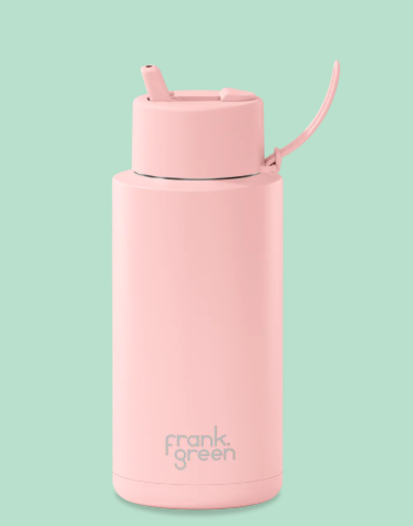 34OZ BLUSHED FLIP STRAW BOTTLE