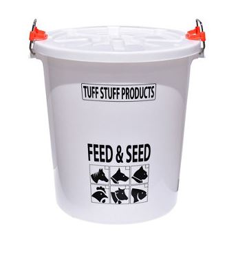 FEED & SEED STORAGE W/LID 17 GALLON