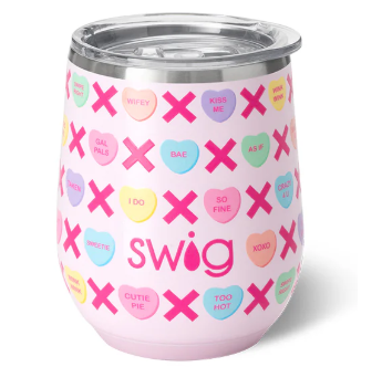 BE MINE STEMLESS WINE CUP