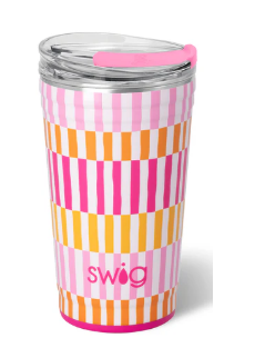 SHERBET STRIPE 24OZ PARTY CUP
