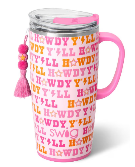 HOWDY YALL TRAVEL MUG 22OZ