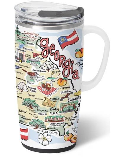 GEORGIA TRAVEL MUG 22OZ