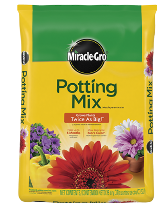 MIRACLE GRO POTTING MIX 25QT