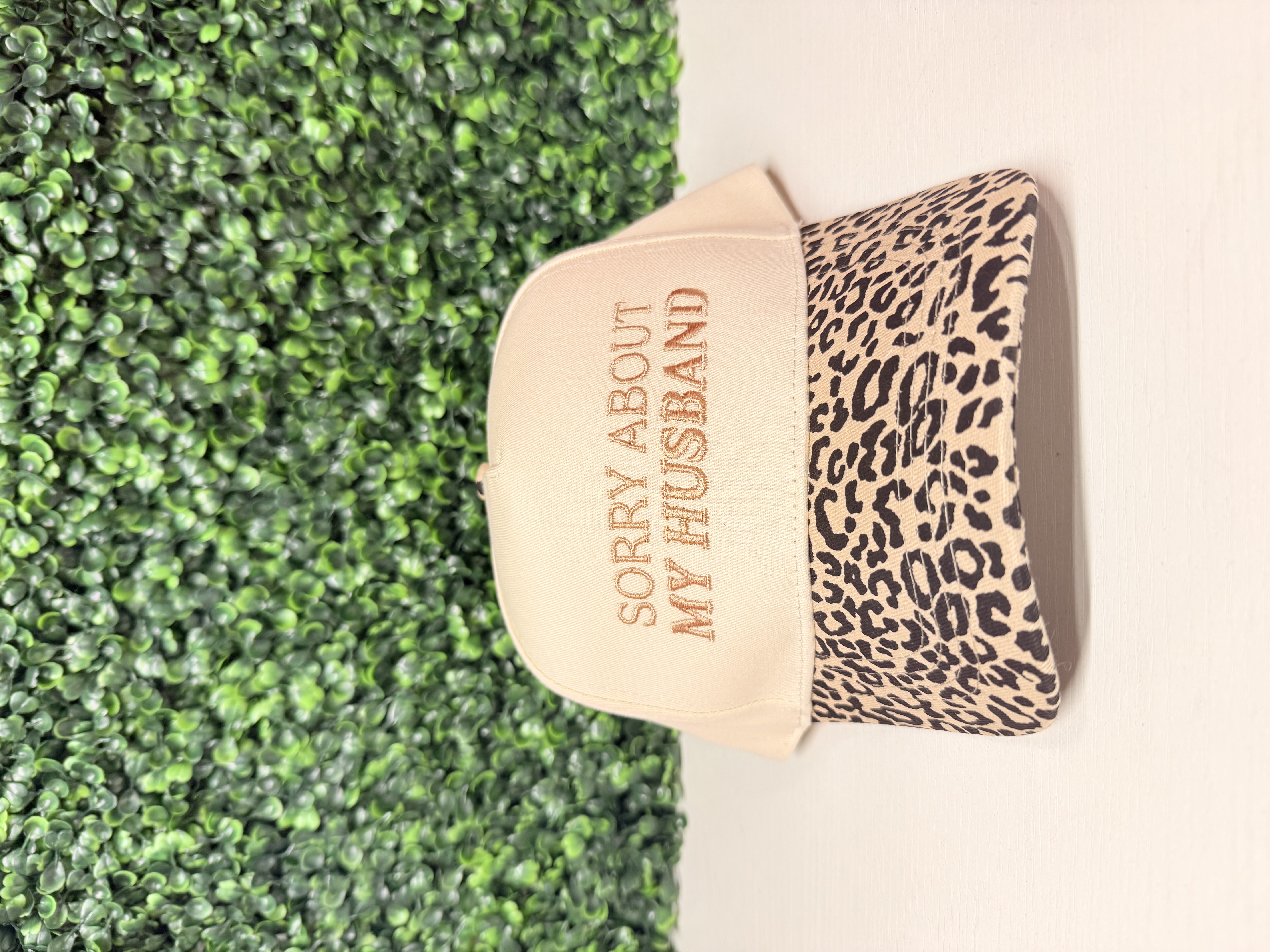 LEO SORRY ABOUT MY HUSBAND HAT