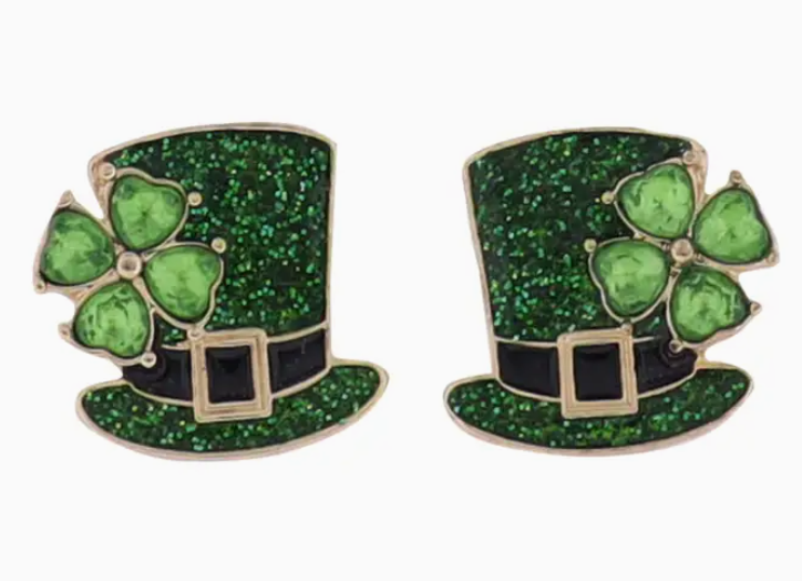 LEPRECHAUN HAT EARRINGS