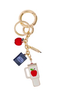 TUMBLER PENCIL APPLE KEYCHAIN