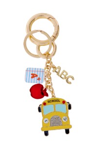 BUS ABC APPLE KEYCHAIN
