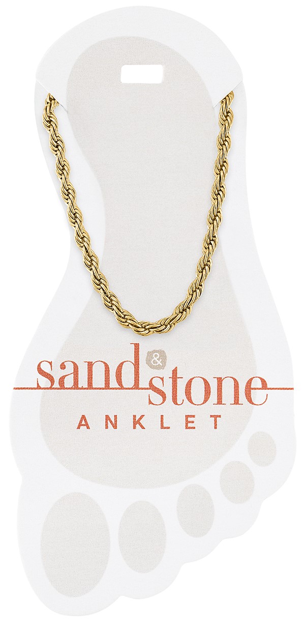 GOLD ROPE CHAIN ANKLET