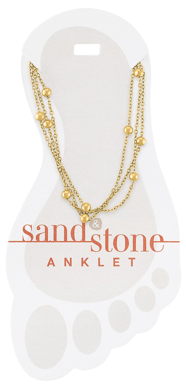 GOLD MULTI STRAND ANKLET