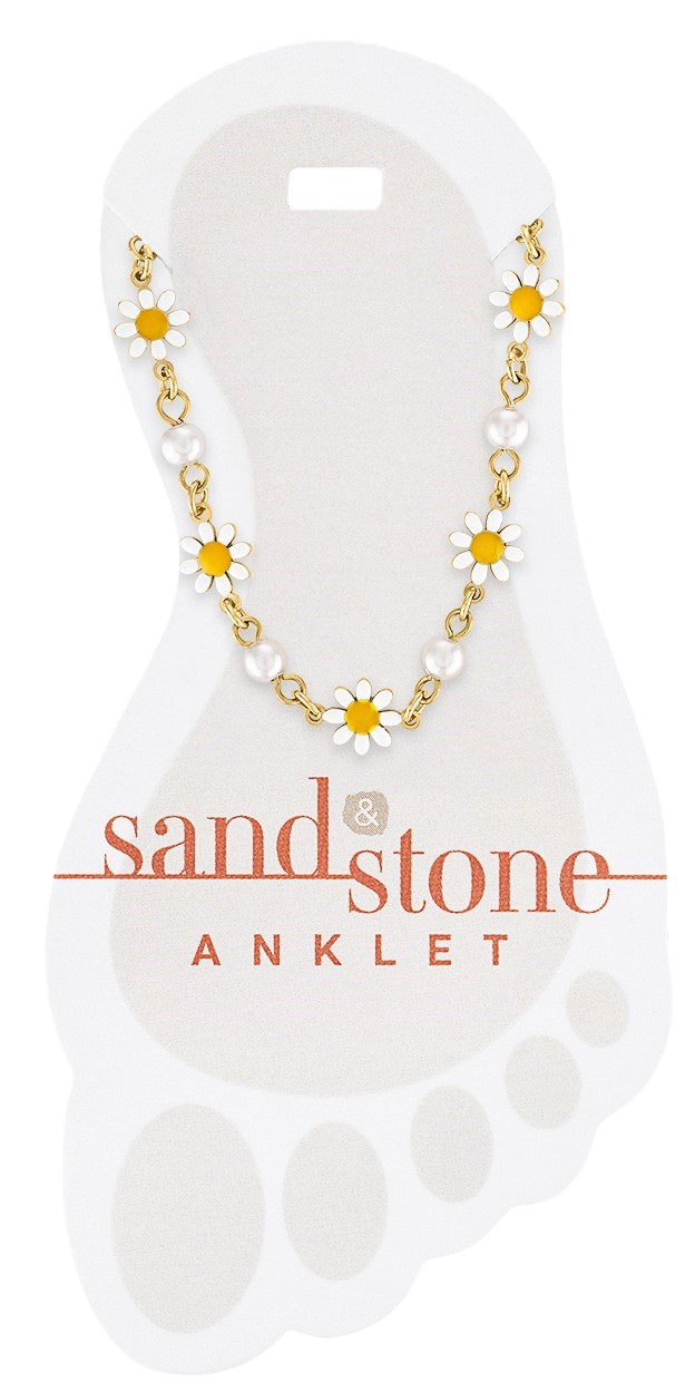 GOLD DAISY ANKLET