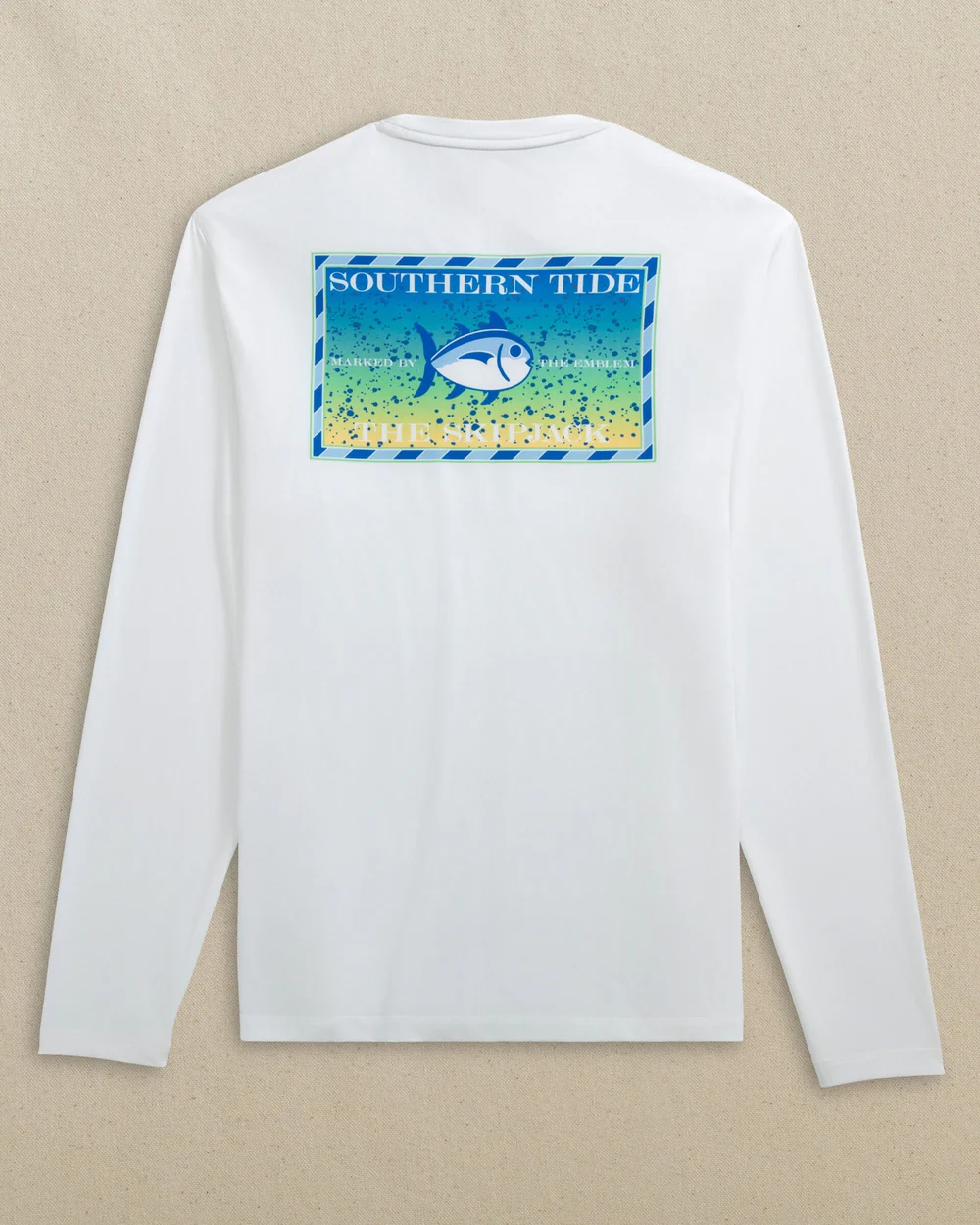 WHITE MAHI MAHI PERF TEE