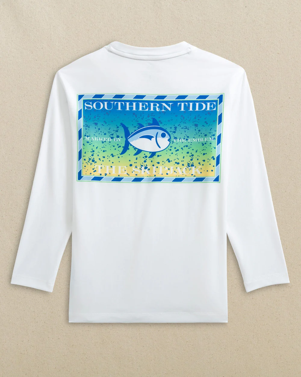 Y WHITE MAHI PERF TEE