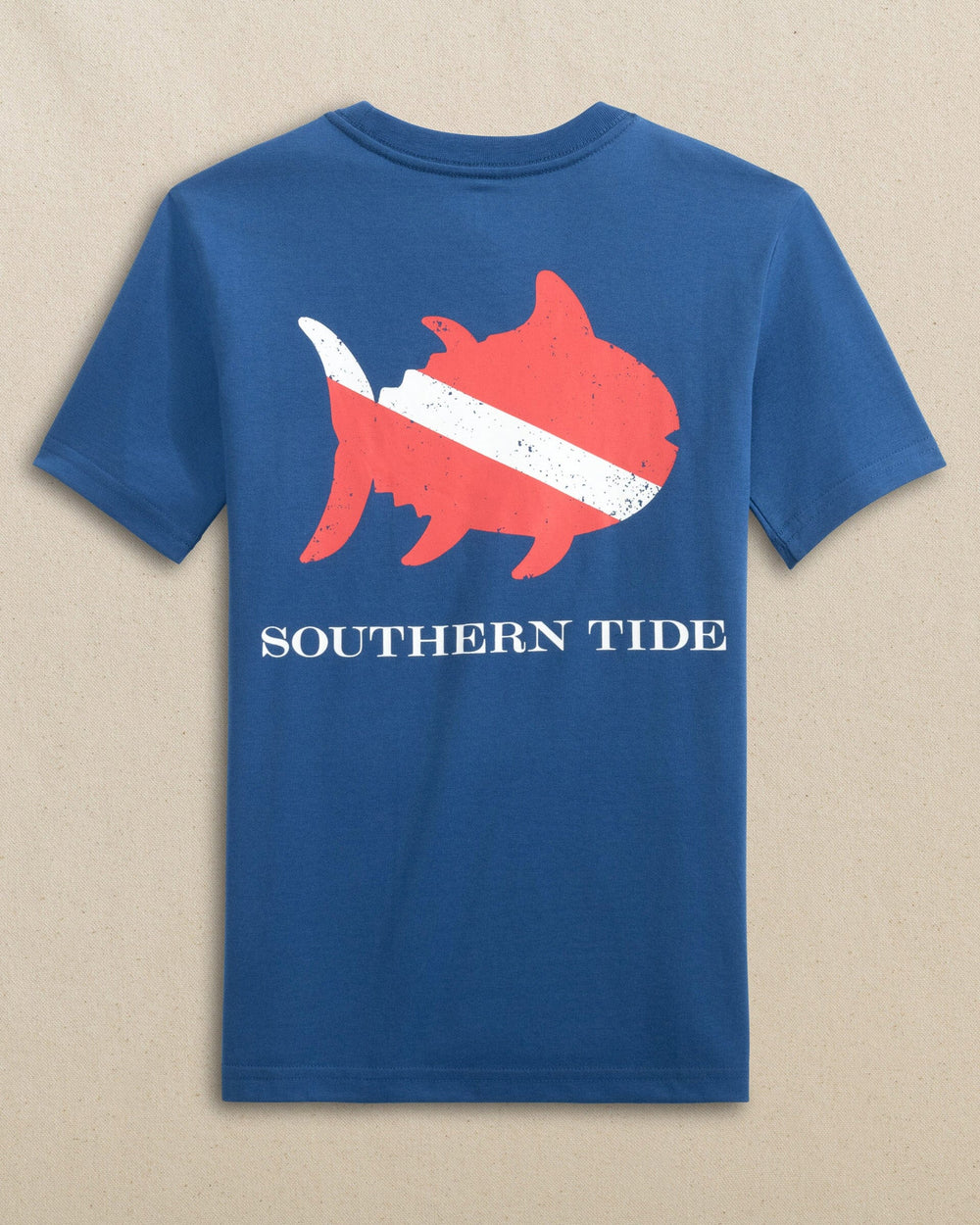 Y BLUE SKIPJACK SCUBA TEE