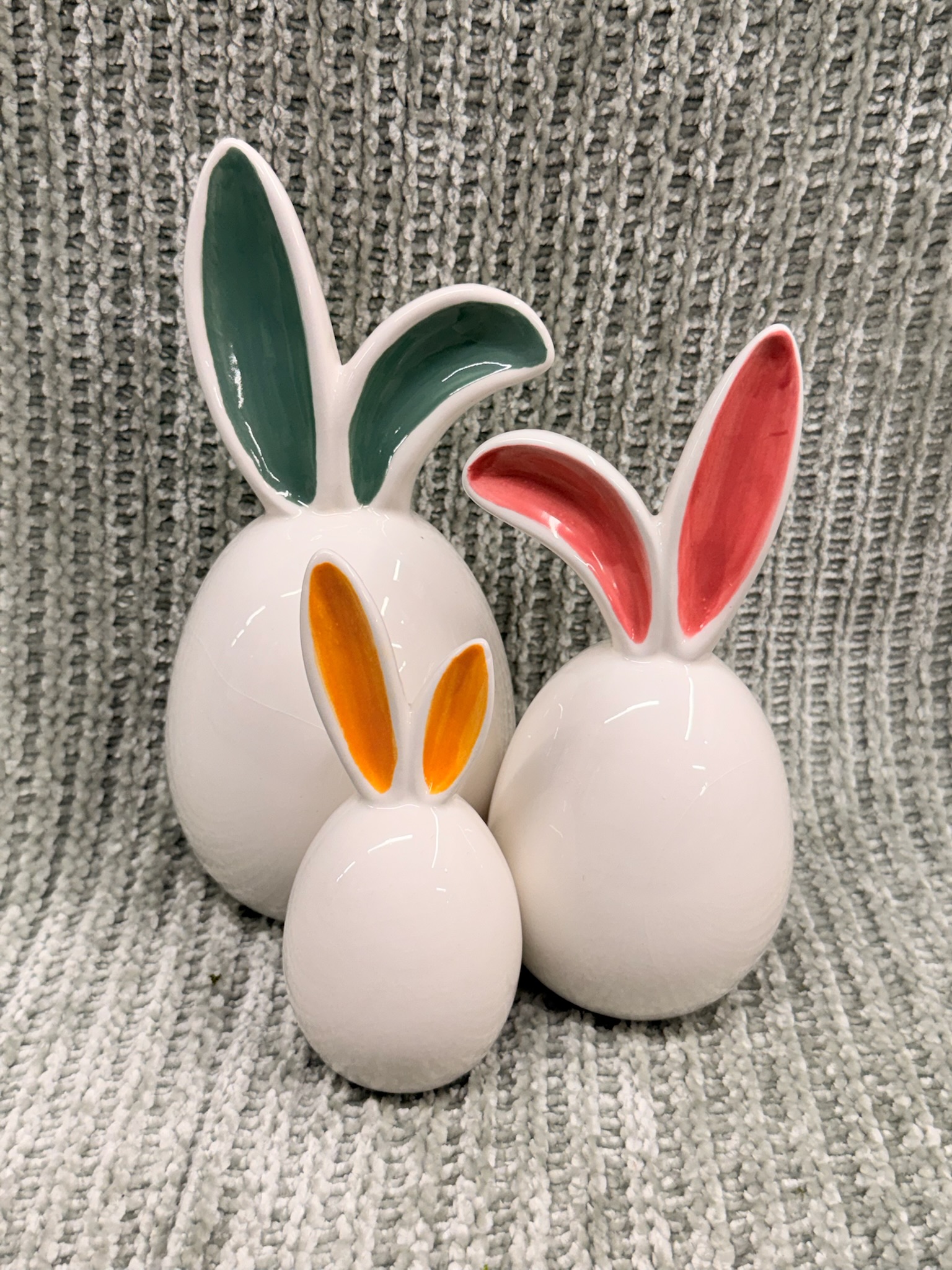 BUNNY EGG FIGURINES