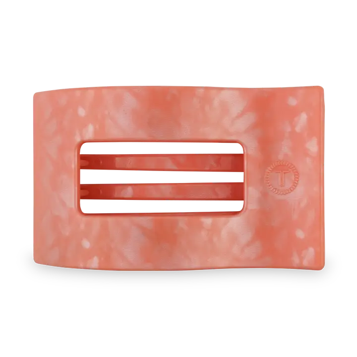 FLAT REC HAIR CLIP SM DREAMSICLE