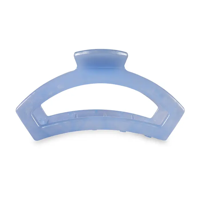 OPEN HAIR CLIP MED BLUE LAGOON