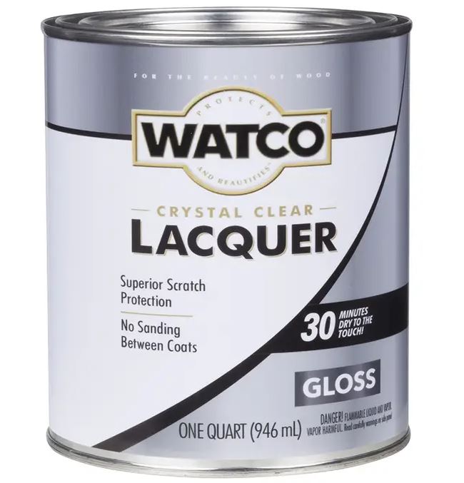 CRYSTAL CLEAR GLOSS LACQUER 1QT